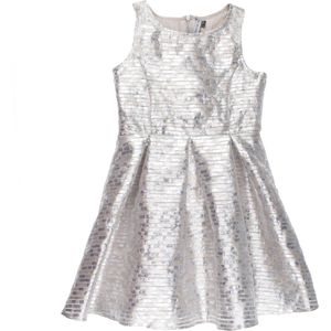 Rumbl Royal - Jurk - Zilver - Maat 128