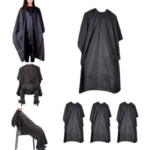 Premium Kappersmantel 140x85cm - 3 Stuks - Zwart - Kapmantel - Barber Cape Voor Volwassenen - Waterbestendig - Kappersschort - Kapper - Kappers - Mantel