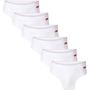 Undiemeister Slip Heren - 6-Pack - Chalk White (Wit) - Mellowood Tencel - Naadloos - Ademend - Onderbroeken Heren - Slips - Maat XL