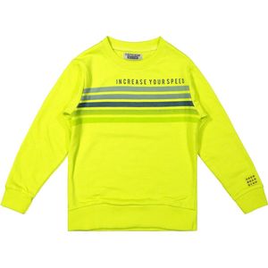 DJ Dutchjeans jongens sweater - Faded Neon Green - Maat 104