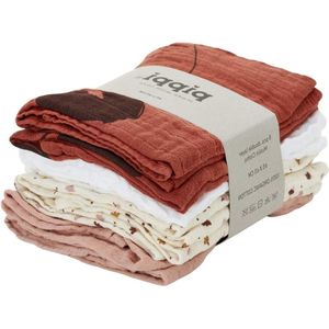 Biologische mousseline uniseks babyhanddoek van Organic cloth