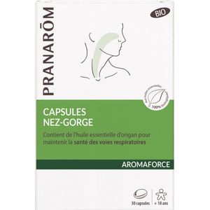 Pranarôm - Neus-Keel Capsules - Essentiële Oliën - Smaak- en Geurloos