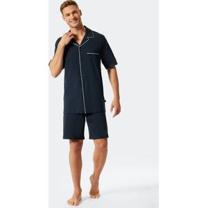 Schiesser – Fine Interlock – Pyjama – 176808 – Dark Blue - 50