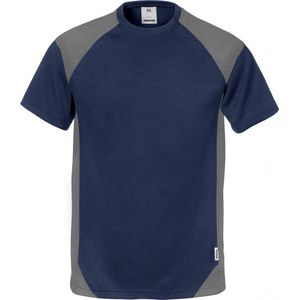 Fristads T-Shirt 7046 Thv - Marineblauw/Grijs - 2XL