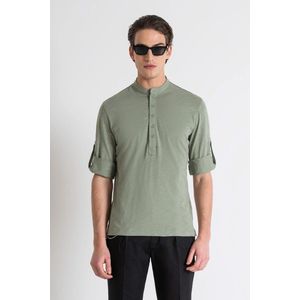 Antony Morato T-shirt Knitwear Mmkl00333 Fa100139 4077 Sage Green Mannen Maat - M