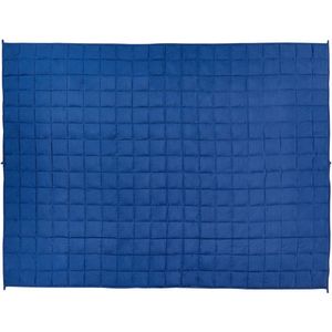 BELIANI NEREID - Verzwaringsdeken - Marineblauw - 150 x 200 cm - Polyester