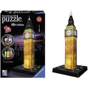 Big Ben-Night Edition 3D Puzzel (216 stukjes)