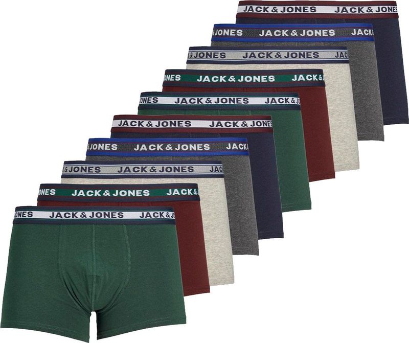 Jack & Jones - JACOLIVER - Boxershorts - Multicolor - 10 Pack - Heren Onderbroek