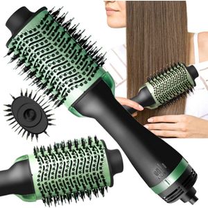 HMWR - Föhnborstel - Groen - 4-in-1 Haardroger met Borstel - Airstyler