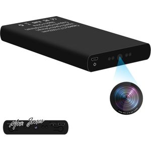 Mrs. Jones Premium Collection Bewakingscamera HD 1080p Powerbank Camera - Verborgen - Mini - Veiligheid thuis - Kantoor