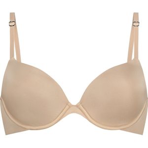 Hunkemöller Dames Lingerie Voorgevormde beugel bh Transparant Back Multiway - Beige - maat B80