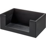 The Home Edit zwarte opbergbox large - Wooden Onyx Collection - 05042CEU - Stapelbaar & Duurzaam