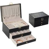 Galeara - Compact Edition - Sieradenkistje - Zwart - Sieradenopslag