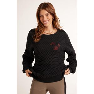 DIDI Dames Pullover Grid Black maat 44