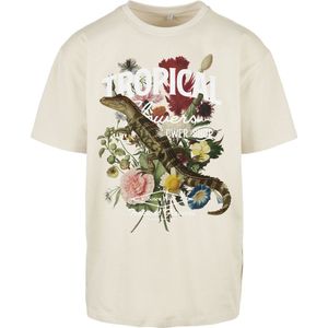 OVERSIZED - Heren - Mannen - Dikke kwaliteit stof - T-Shirt - Streetwear - Urban - Modern - Casual - Tropical Style Flower T-Shirt