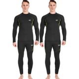 VIMOSE - Thermo Ondergoed Set - Antraciet-Zwart - Thermoshirt en Thermobroek