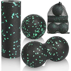 3-delige massagebalset voor spierontspanning en zelfmassage – ideaal voor yoga en pilates