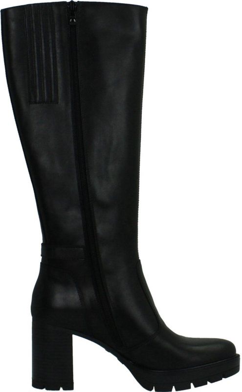 Nero Giardini - Kuitlaarzen - Zwart - Glad Leer - Hoge Hak