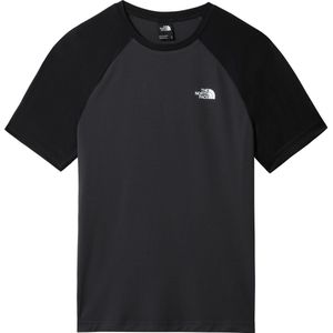 The North Face - Tanken Raglan T-shirt Herr - ASPHALT GREY/TNF BLACK, M