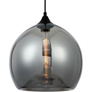 Smoke Glazen Design Hanglamp - ø30x27cm - Zwart