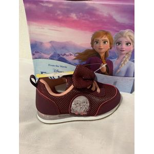 Frozen sneakers - licht - schoenen - bordeaux - maat 21