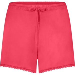 Dames pyjama broek short - Lace - Korte modal dames pyjamabroek met kant - S