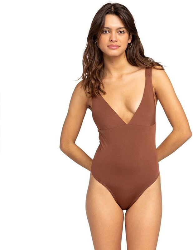 ROXY - Silky Island - Badpak - Zwart - Gerecycled Nylon Elastaan