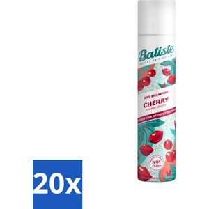 20 x Batiste - Cherry - Droogshampoo - Kersenbloesem Geur - Verfrist en Geeft Volume - 200ml - Batiste Cherry - Kersen Geur - Haar Styling