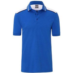 James and Nicholson Heren Werkkleding niveau 2 Polo (Koningsblauw/Wit)