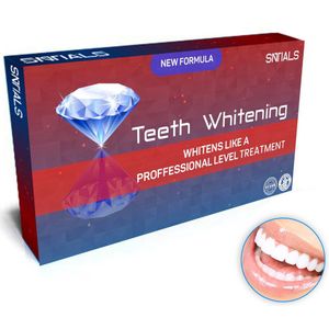 SNTIALS - Tanden Bleek Strips - 14 Stuks Tandenbleek Strips - Teeth Whitening Strips - Wittere Tanden - Zonder Peroxide - Tanden Strips - Tandenblekers - Tandenbleek set - Cadeau