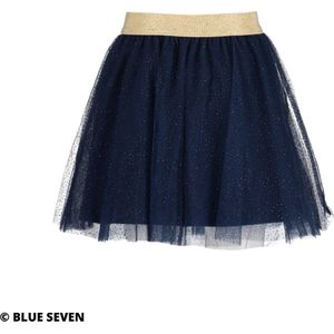 Blue Seven - tule rok - blauw