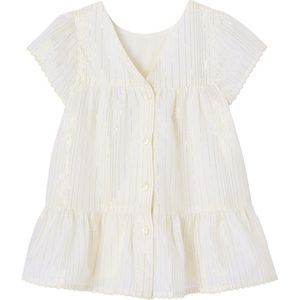 Vertbaudet - Jongensshirt - Gewafeld Effect - Korte Mouwen