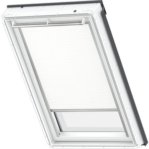 Karwei Dakraamrolgordijn Verduisterend - Voor Velux CO2 - met aanpasset Fakro 1 en Rooflite C2A - Wit 2000 - 78 x 55cm