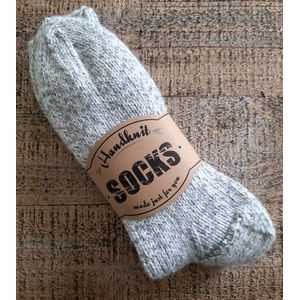 Noorse Nordic Sokken - Handgebreide Sokken - Warme Winter Sokken - Handknit Socks - Superwash - Geitenwollen Sokken