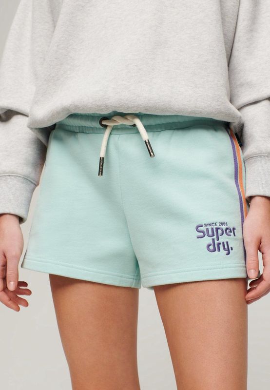 Superdry Broek  mintgroen / lichtlila / oranje