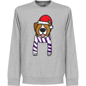 Christmas Dog Supporters Kersttrui - Groen/Wit - M