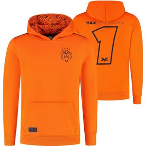 Max Verstappen - Unleash The Lion - Hoodie - Oranje