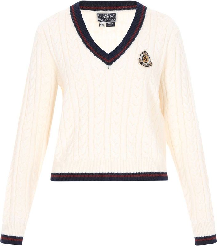 DreiMaster Maritim Trui  blauw / rood / offwhite