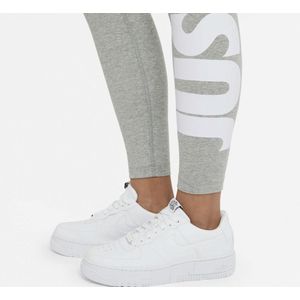 Nike Sportswear Club Essential Sportlegging - Maat XL - Vrouwen - grijs/wit