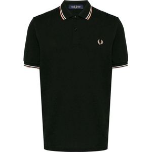 Fred Perry - M3600 - Poloshirt - Donkergroen - Slim-Fit - 100% Katoen