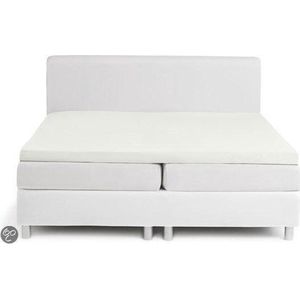 Topcover katoen 180 x 200 Ivoor Standaard - tot 8 cm matrashoogte - Nightkiss