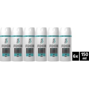 AXE Apollo Dry Anti-Transpirant Deodorant - 6 x 150 ml - Voordeelverpakking