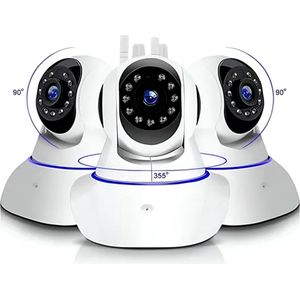 Vyzio - Wifi Camera - Babyfoon Met App - Beveiligingscamera Binnen - Bewakingscamera Voor Binnen - Huisdiercamera - Hondencamera - VISIONSPOT