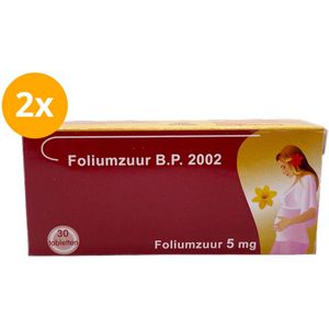 Foliumzuur 5mg - 30 tabletten