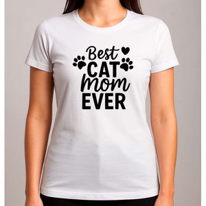 Purrfect Mama - T Shirt - Cat - CuteCat - CatLover - CatLife - Kat - LieveKat - GrappigeKat - KattenLiefhebber - BestMom - MamaLeven