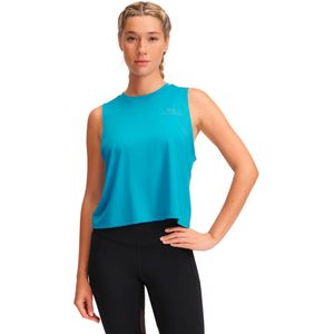 Under Armour - Vanish Energy Crop - Mouwloos T-shirt - Blauw - Dameskleding