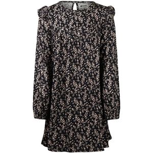 No Way Monday Meisjes Jurk - Black