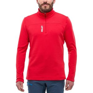 Millet - Seneca - Fleece - Rood - 4-way Stretch - Halve Rits