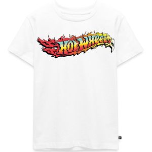 Hot Wheels Logo-Design Met Vlammen Premium T Shirt Kinderen