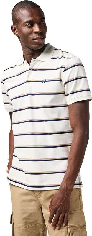Wrangler - Poloshirt - Gestreept - Katoen - Normale Pasvorm